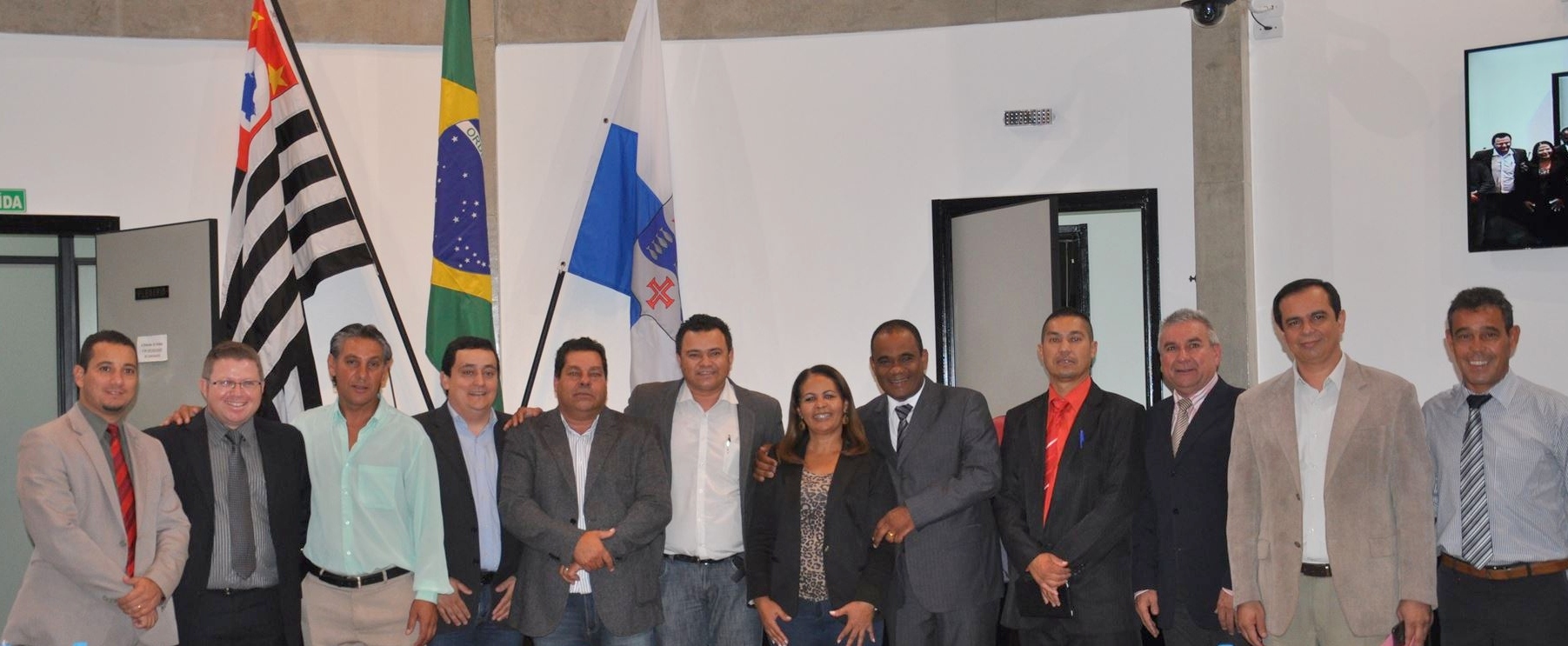 Rolgaciano, vereador de Itaquá, visita Câmara