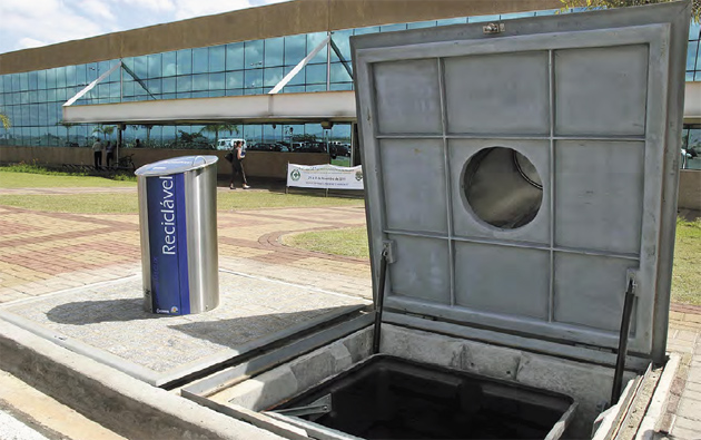 Arujá fará estudos sobre a viabilidade de instalar lixeiras subterrâneas