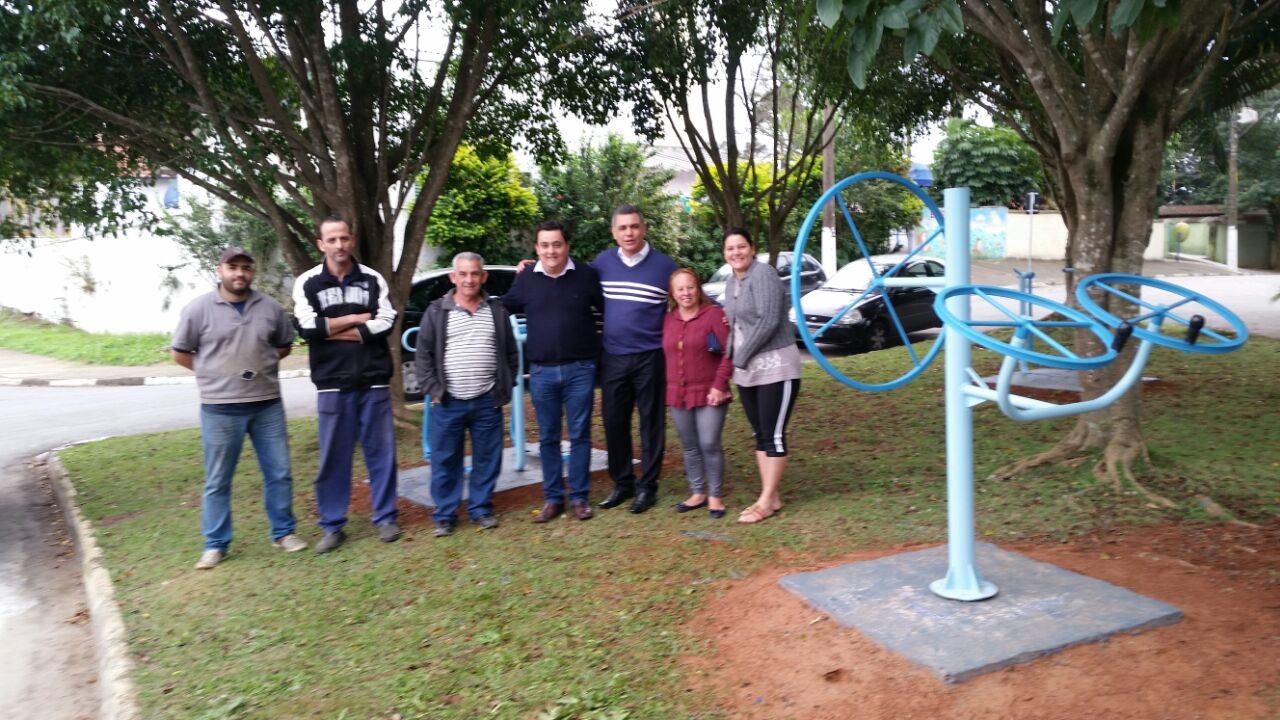 Jordanópolis recebe academia ao ar livre