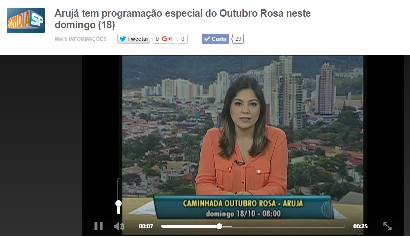 Caminhada do Outubro Rosa é destaque no Bom dia SP