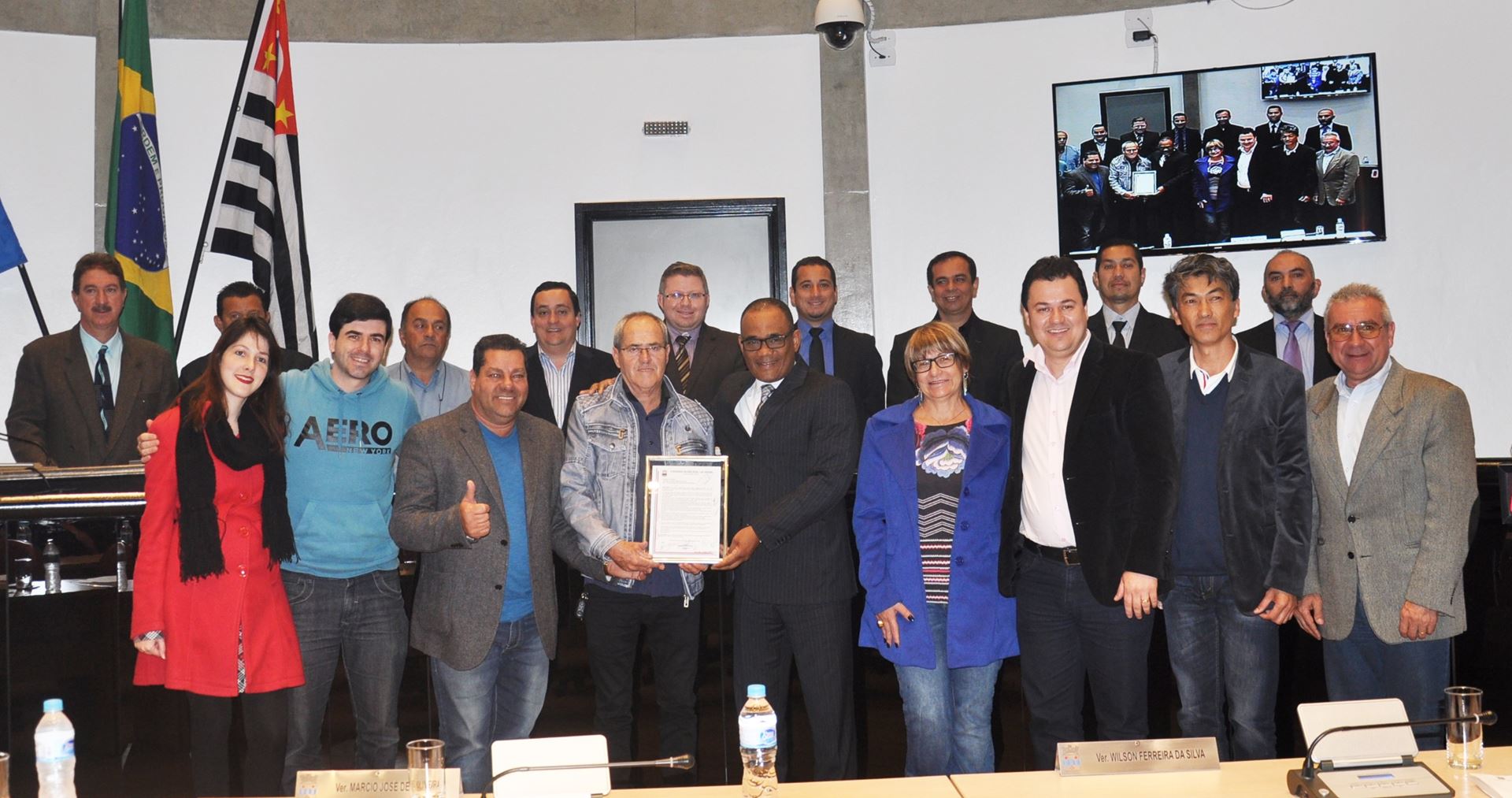 Francisco Moreno é homenageado pela Câmara