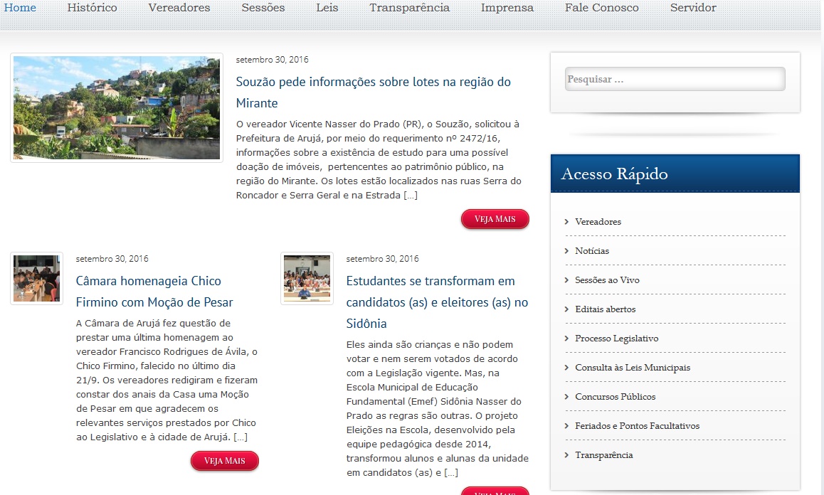 Câmara elabora Guia para usuários do site