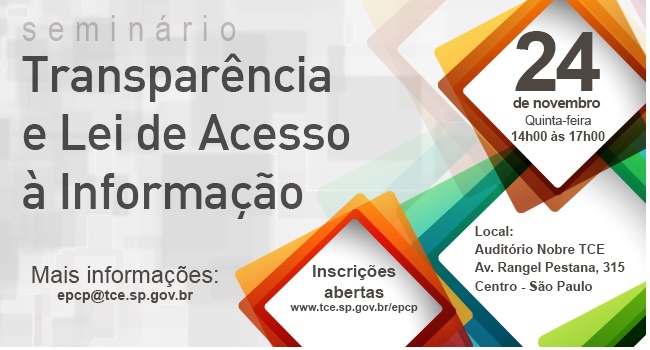 Tribunal de Contas dará curso sobre Transparência e Lei da Informação