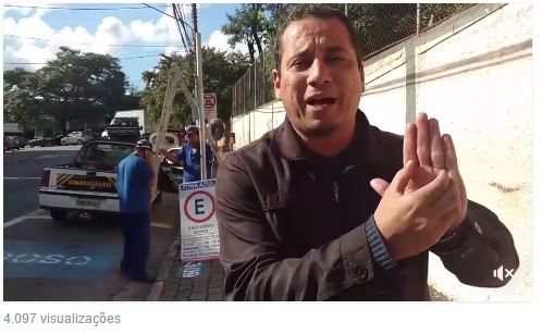 Renato Caroba denuncia cobrança irregular de Zona Azul