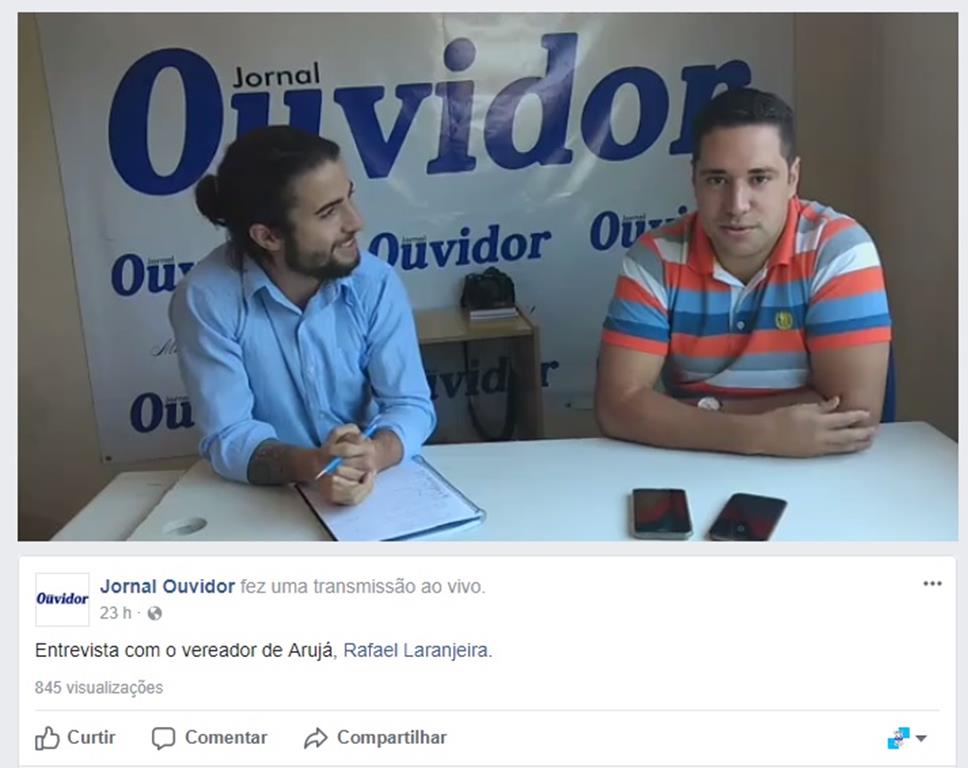 "Vereador não vai resolver todos os problemas", diz Laranjeira em entrevista