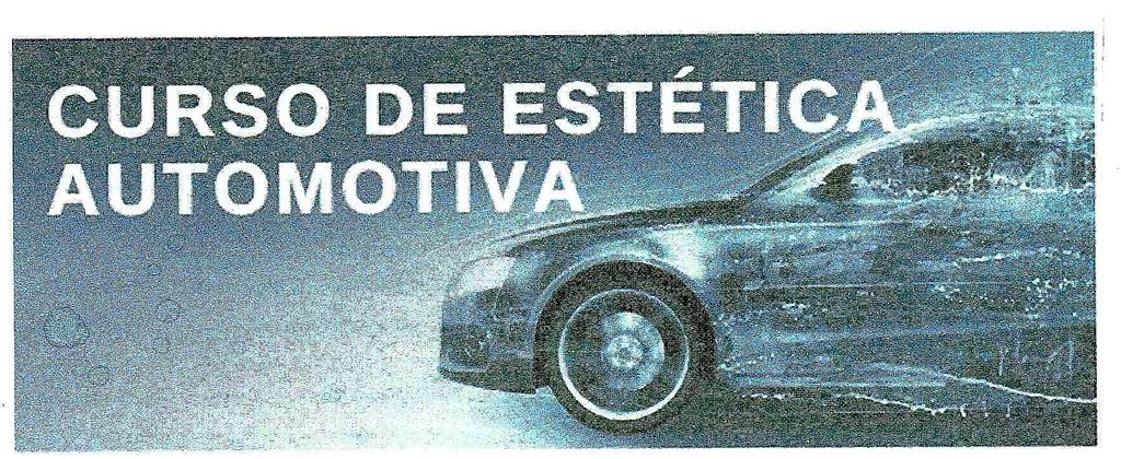 Inscrições para curso gratuito de Estética Automotiva segue até 6/11 (segunda-feira)