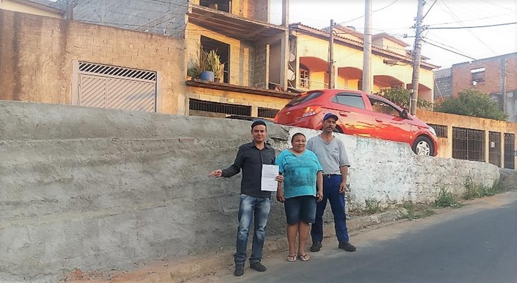 A pedido de Maiolino, Prefeitura constrói muro de contenção no Mirante